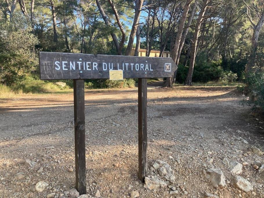Bandol Roc Beach Vue Mer Grand T3 Face A La Plage Avec Parking מראה חיצוני תמונה
